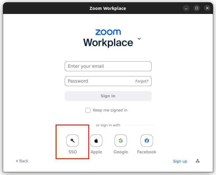 Zoom SSO